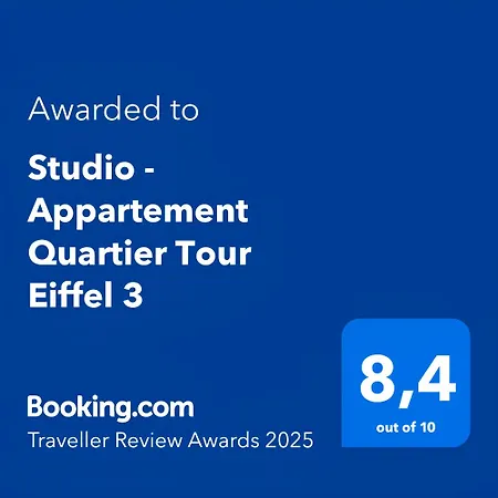 Studio - Appartement Quartier Tour Eiffel 3 Free Netflix-3